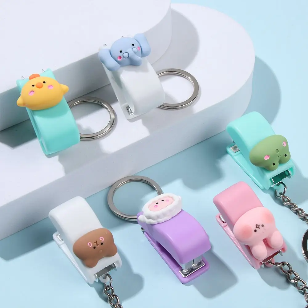 Office Supplies File Organizer Binder Tools Push Clip Document Binding Hoops Mini Stapler Stapler Paper Clips