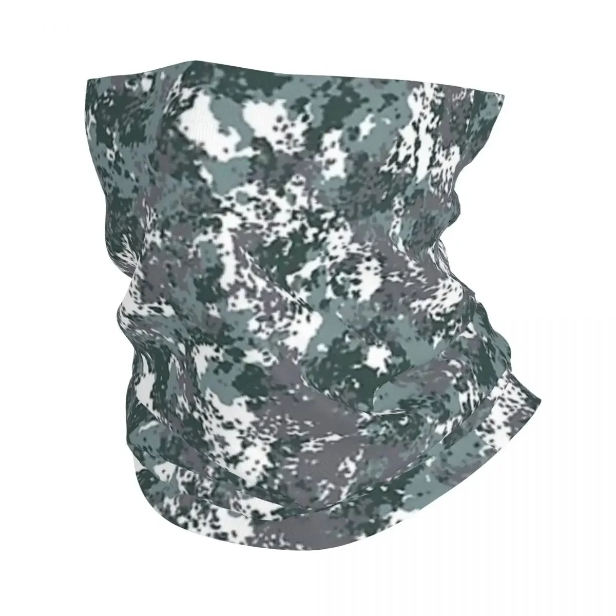 Flecktarn-Pañuelo de camuflaje para el cuello, bufanda mágica estampada, diadema cálida, deportes al aire libre para hombres, mujeres y adultos, invierno