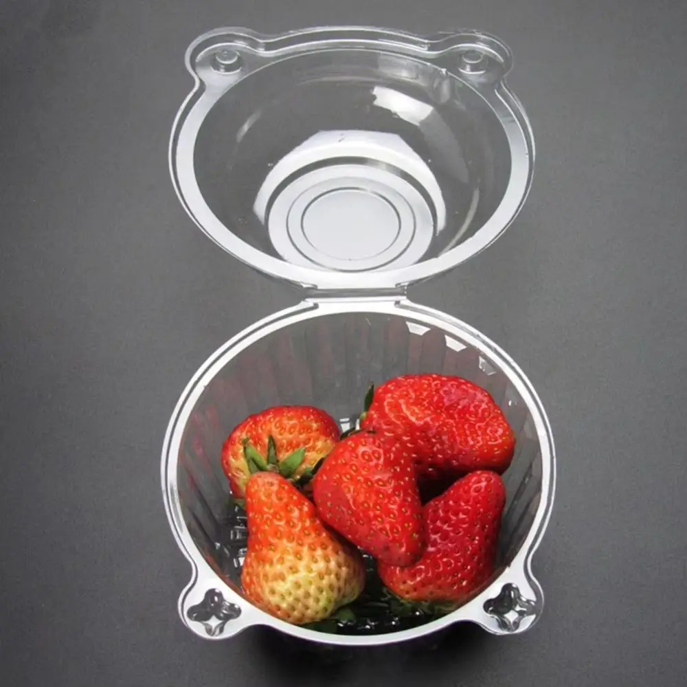 

with Transparent Lids Cat Head Shape Packaging Box Oil-proof Disposable Transparent Dessert Boxes No Leakage for 100pcs