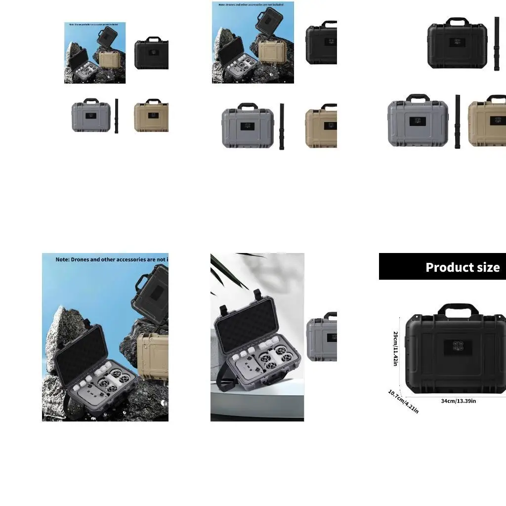 652F Travel Storage Case Hard Shell Protector Bag For Fly More Combo Waterproof Bag With Accessory Compartments