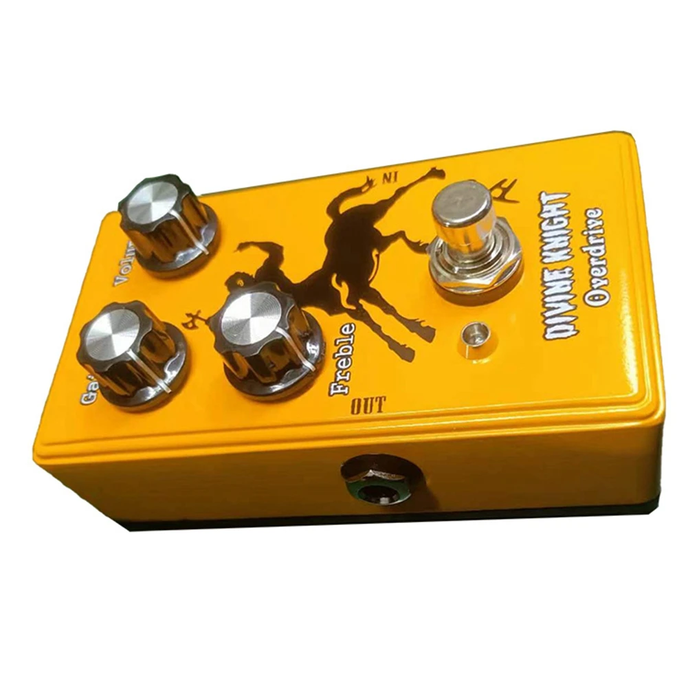 Guitar Effect Divine Knight Overdrive Pedal with Gain,Volume and Freble Button,Horse Drive Effect Pedal,Guitar Pedal