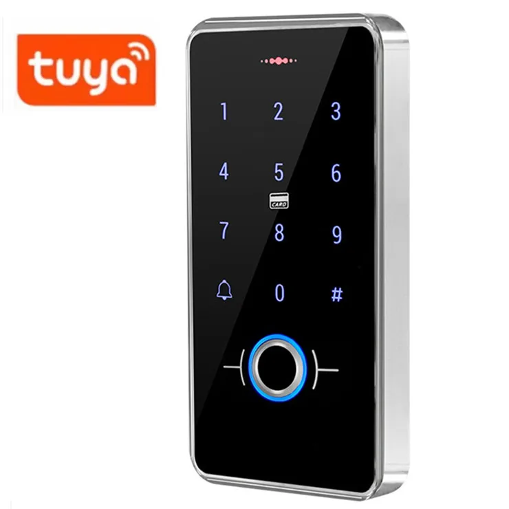 

Tuya Bluetooth Water-proof Fringerprint/ RFID +Password Door Access Control System