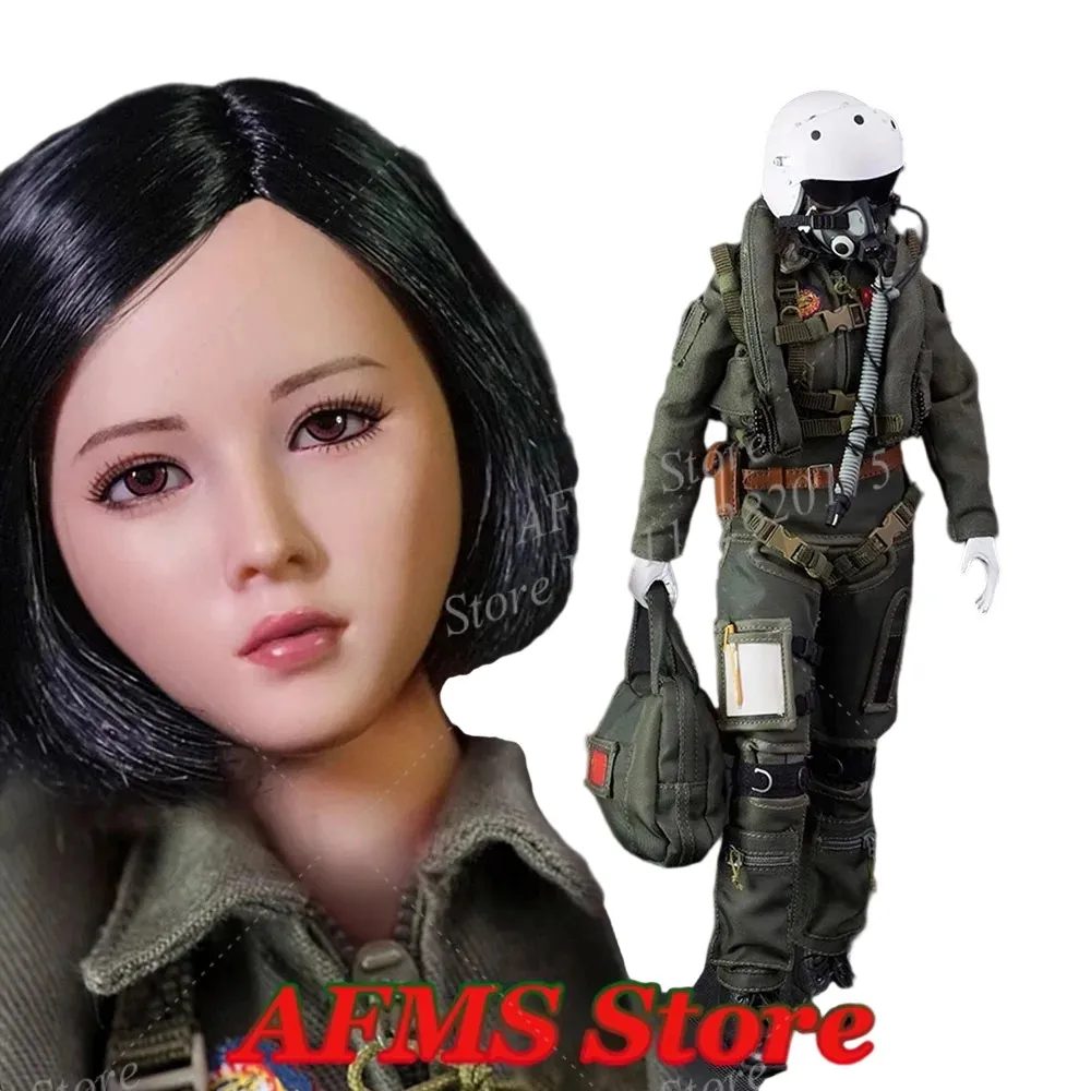 

FLAGSET FS-73006 Коллекционная фигурка в масштабе 1/6, китайский герой, женская кукла-пилот, полный набор, 12 дюймов, женские фигурки солдата, игрушки