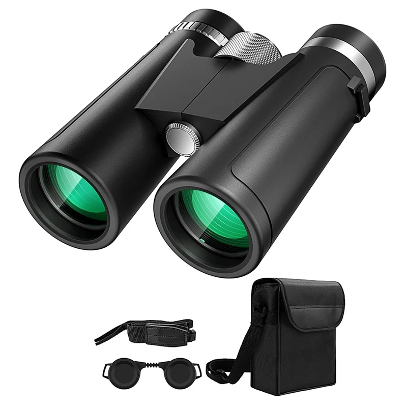 

12X42 Professional HD Binoculars With Phone Adapter And Tripod, Super Bright Telescope For Bird Watching,Hunting,Travel