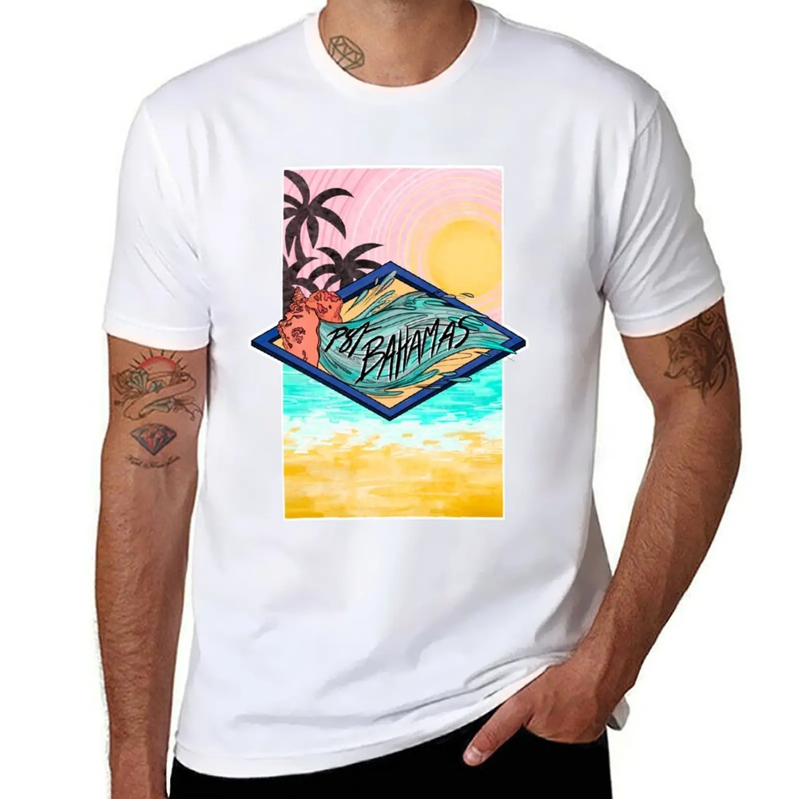 

LOGOS HOPE PST BAHAMAS SHIRT T-Shirt man t shirts for men man t shirt cotton high quality T-Shirt