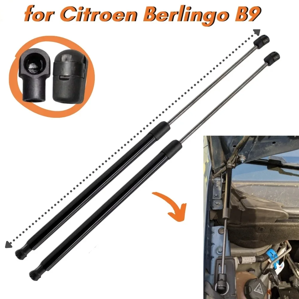 2Pcs For CITROEN BERLINGO B9 PEUGEOT PARTNER Rear Window Lift Support Shock Absorber Gas Springs