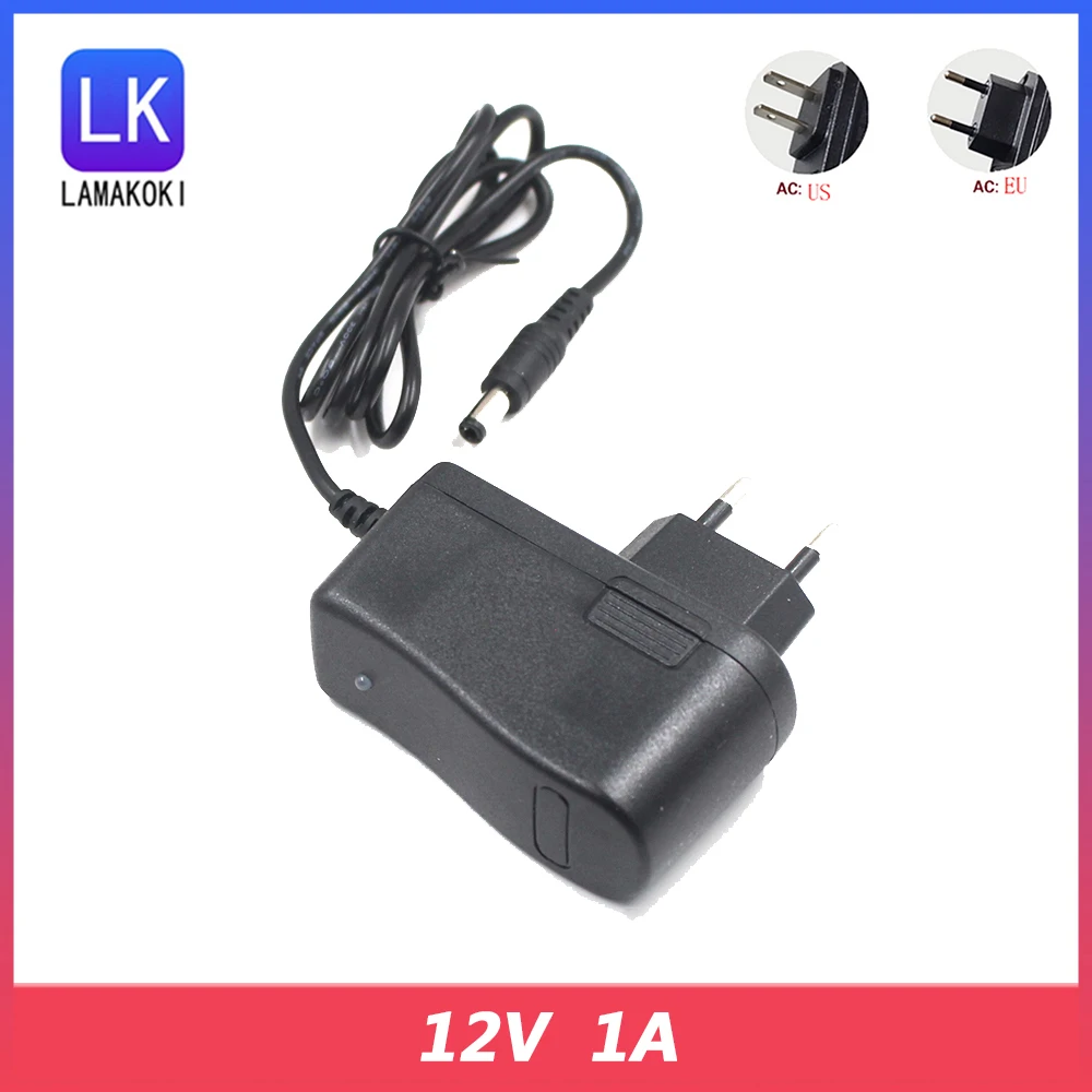 12V 1A AC/DC Power Adapter Charger  1A For #