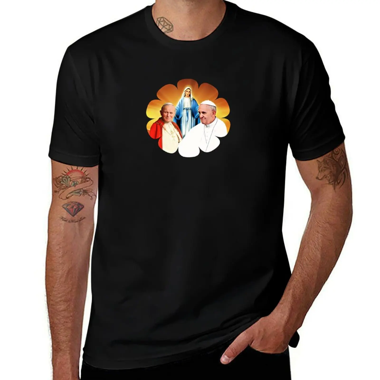 POPE T-Shirt Festival Party Tee Top T-Shirt
