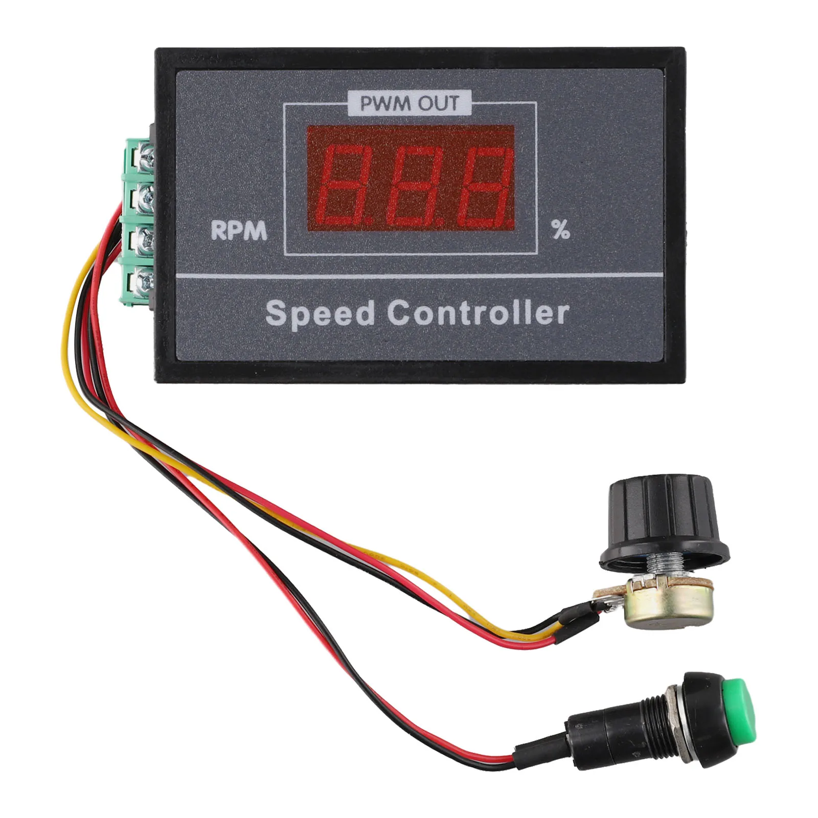 For DC Motors DC Motor Speed Controller Electrical Project Control 30A Dc Motor Controller Digital Speed Display