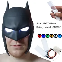 22 X 57MM Hard Eye Lights Halloween DIY Light Eyes Kits for Bruce Wayne Helmet Mask Glow Eyes Modified Cosplay Prop Accessories