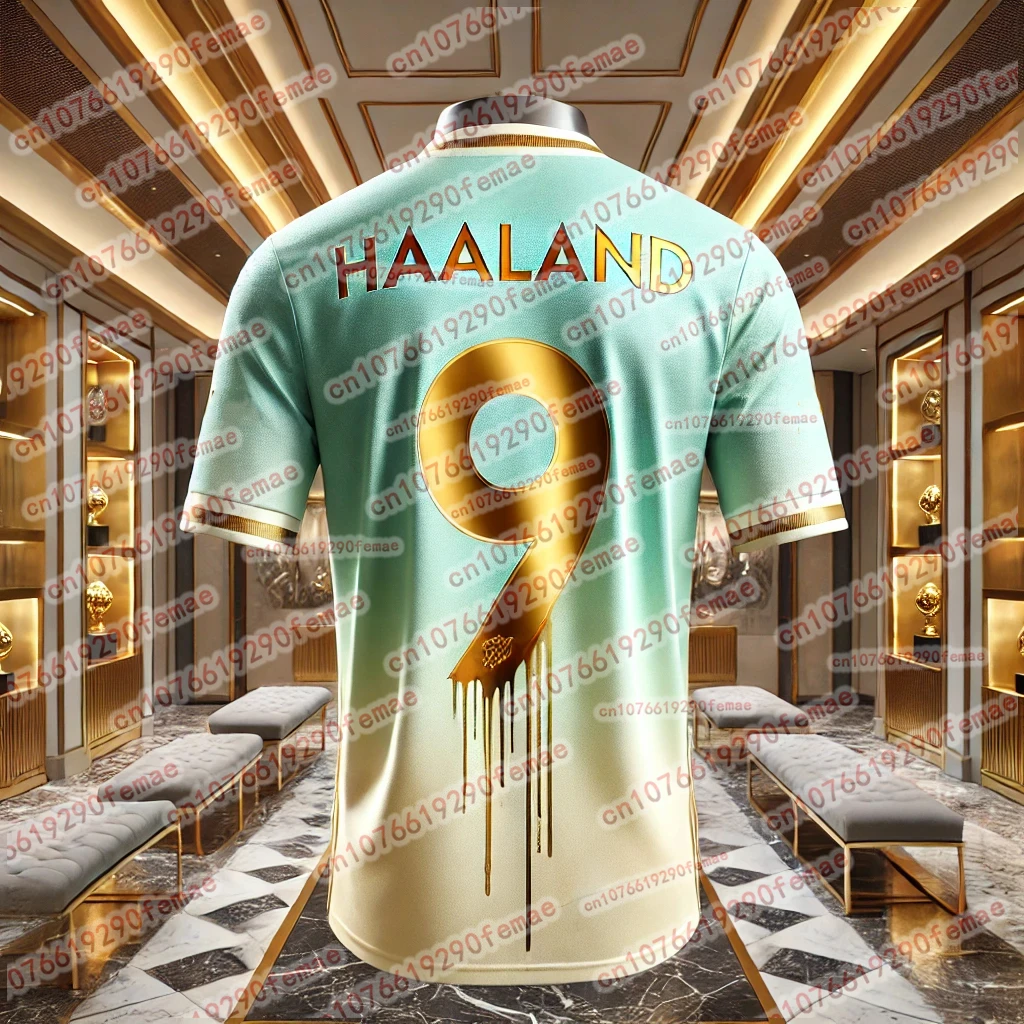 قميص Fan Jersey Premium Haaland Special Edition - قميص رياضي فاخر مطبوع سريع الجفاف للرجال، تي شيرت أنيق للاستخدام الخارجي #5