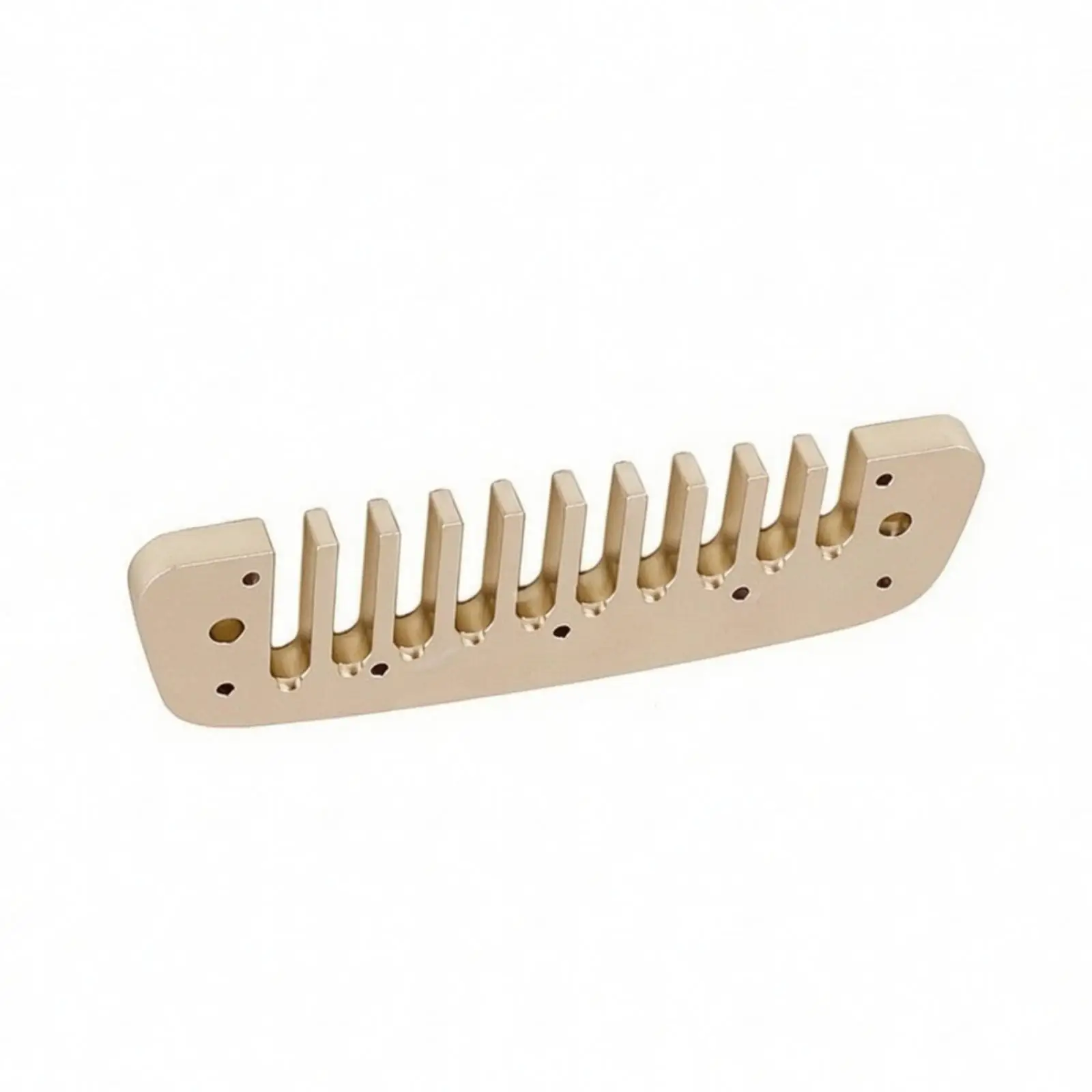 Repair Harmonica Comb | Metal Construction, Precision-Cut Slots, Harmonica Comb Replacement Part, for Custom Assembly