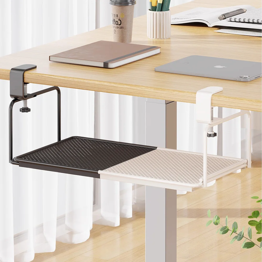 Hanging Under Desk Scalable Storage Rack Multi-Functional Study Supplies Organizer Bookshelf No Drilling Required Home Use Set