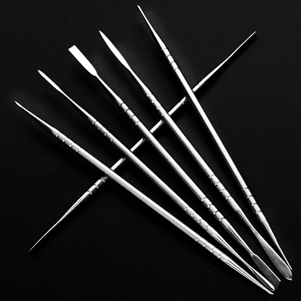 Pottery Clay Stainless Steel Sculpting Tools Set Carving Kit Sculpt Smoothing Wax Ceramic Polymer Shapers Modeling Carved DIY