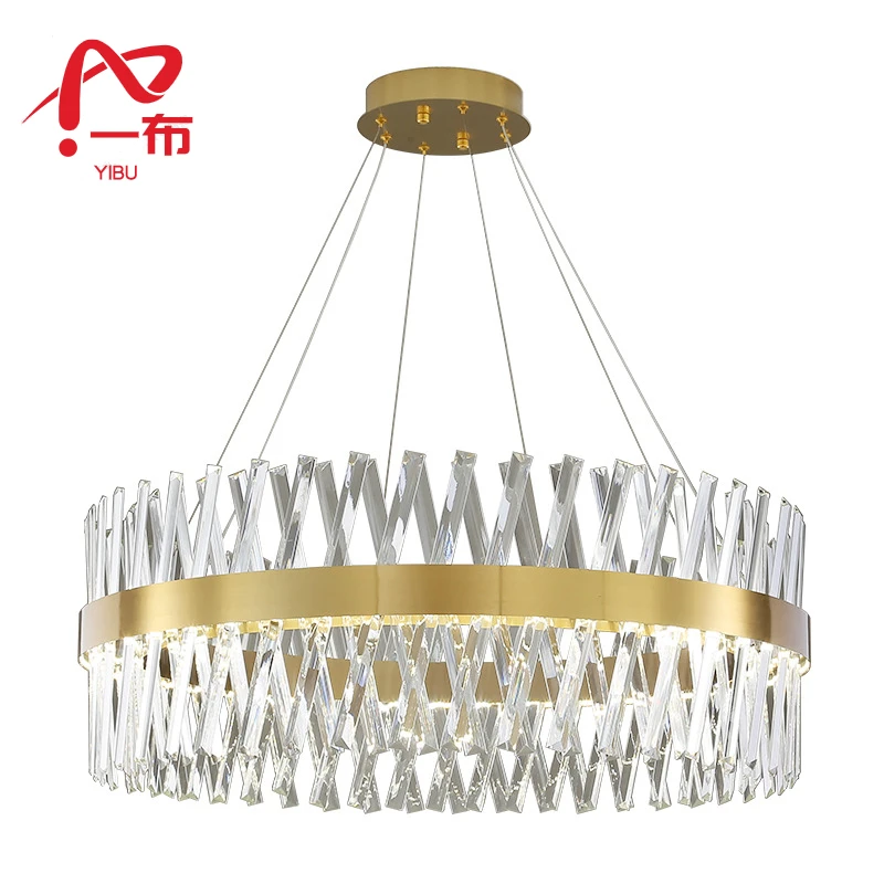 

New Luxury K9 Crystal Ceiling Chandelier For Living Dining Room Kitchen Modern Gold Indoor lighting Decor Free Shipping