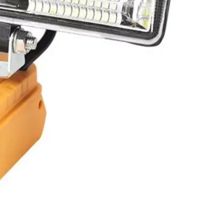 For 20V For Battery Work Light With USB Port 90-180° Rotatable Head LED Flashlight For Outdoor Camping For Lighting Tool