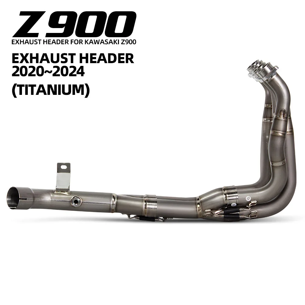 

For Kawasaki Z900 2020-2024 motorcycle exhaust kit Front Link street bike Headers Tube Connect the original tail section