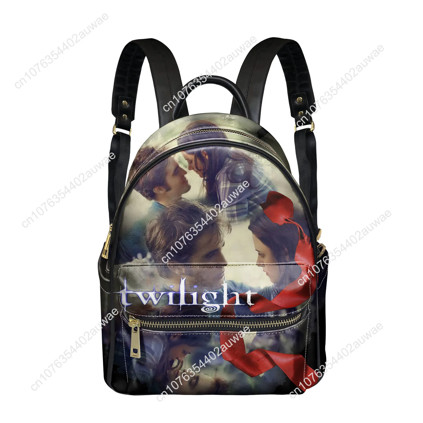 Twilight Classic Movie Edward Bella Backpack Womens Men Personalized Double Shoulder Bag Business Travel Bookbag Rucksack Gift