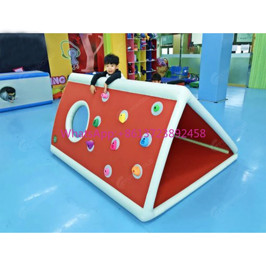 

Inflatable Sports Games Maze PVC Air Cube Mat for Kid Soft Play Toys