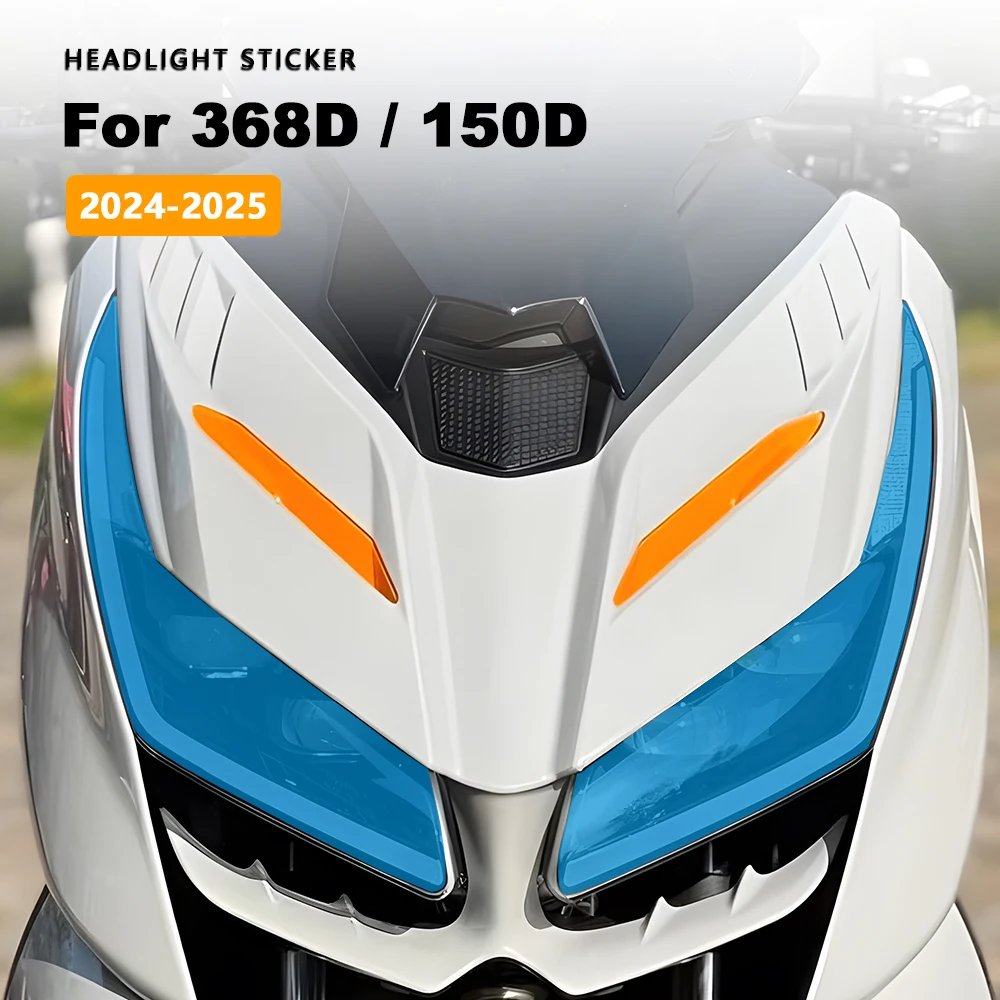

Motorcycle Clear Headlight Stickers For Zontes ZT368D 368D 368 D 2024-2025 Accessories For ZT150D 150D 2023 Colorful Decals