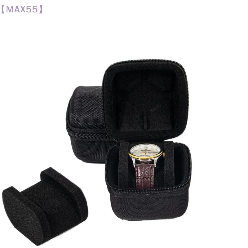 【MAX-55】صندوق تخزين للساعة المحمول مقاوم للماء وسحاب فريد وحقيبة حمل EVA وحقيبة تخزين منظم لساعة اليد الذكية