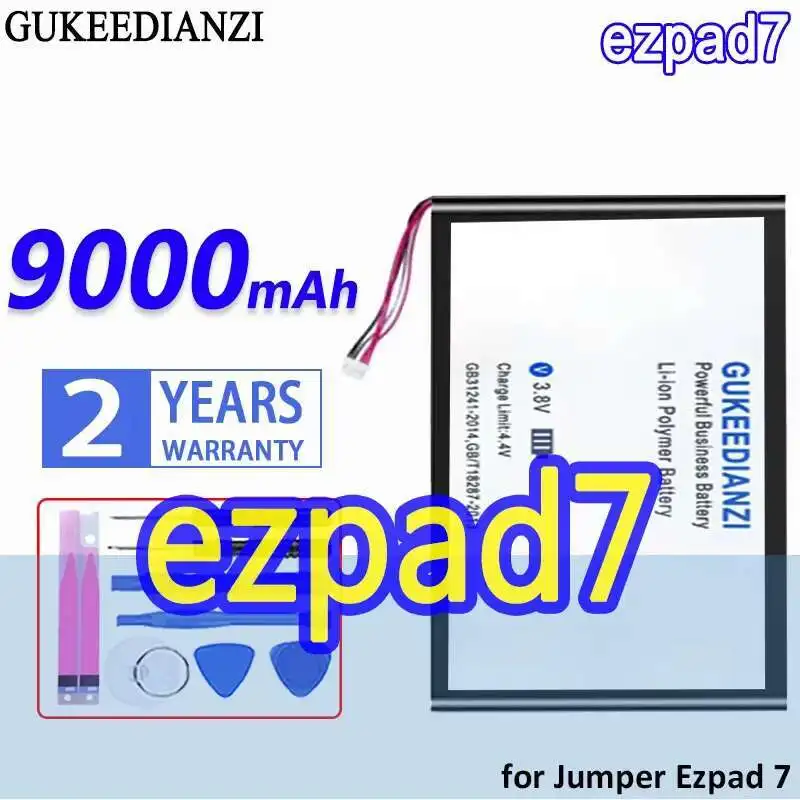 

Lightweight 9000Mah High Capacity Laptop Battery For Jumper Ezpad 7 Ezpad7 Tablet