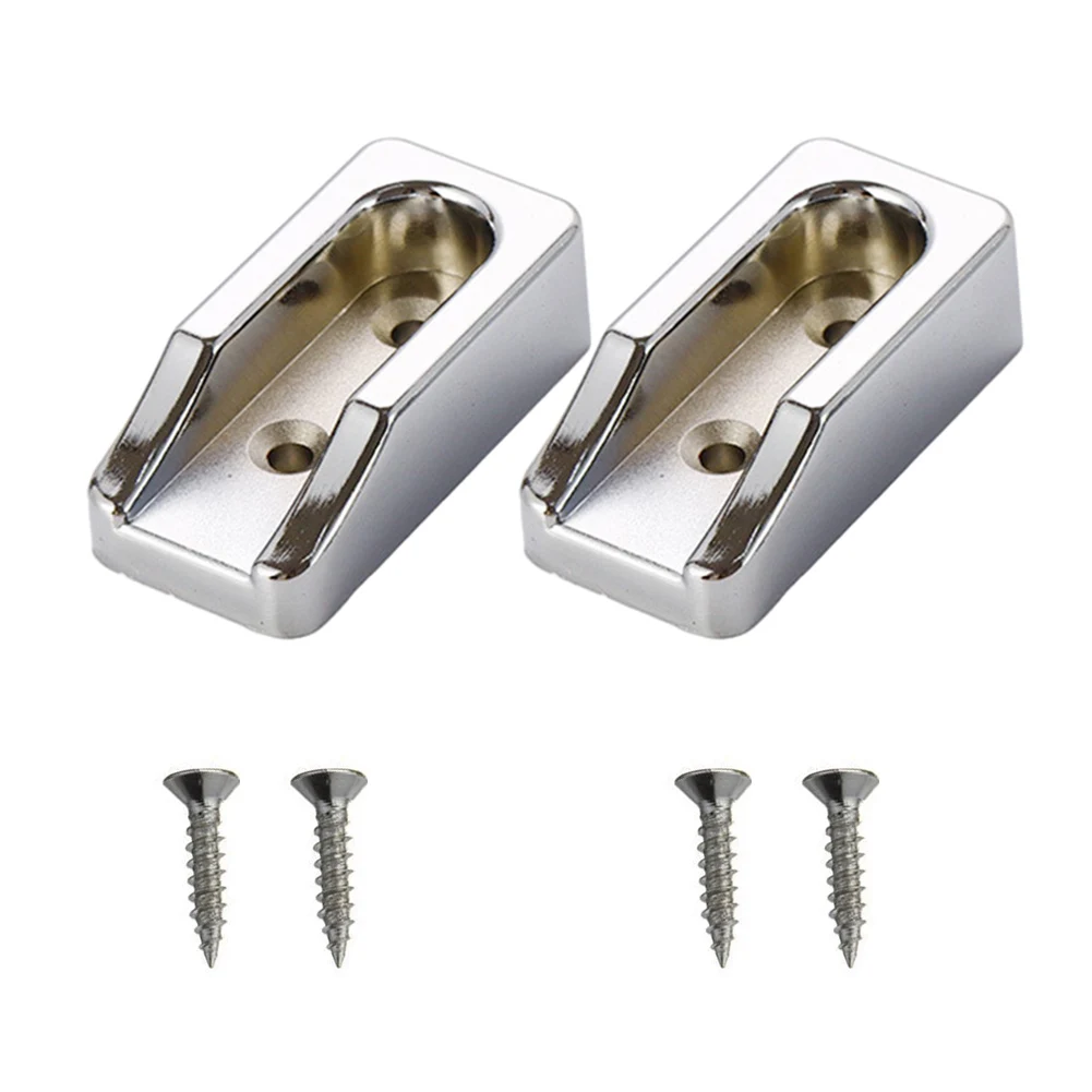 Cabinet Kitchen Closet Hang Support Bracket Clothes Holder 1 Pair Of Bases 4 Screws Included Easy Installation