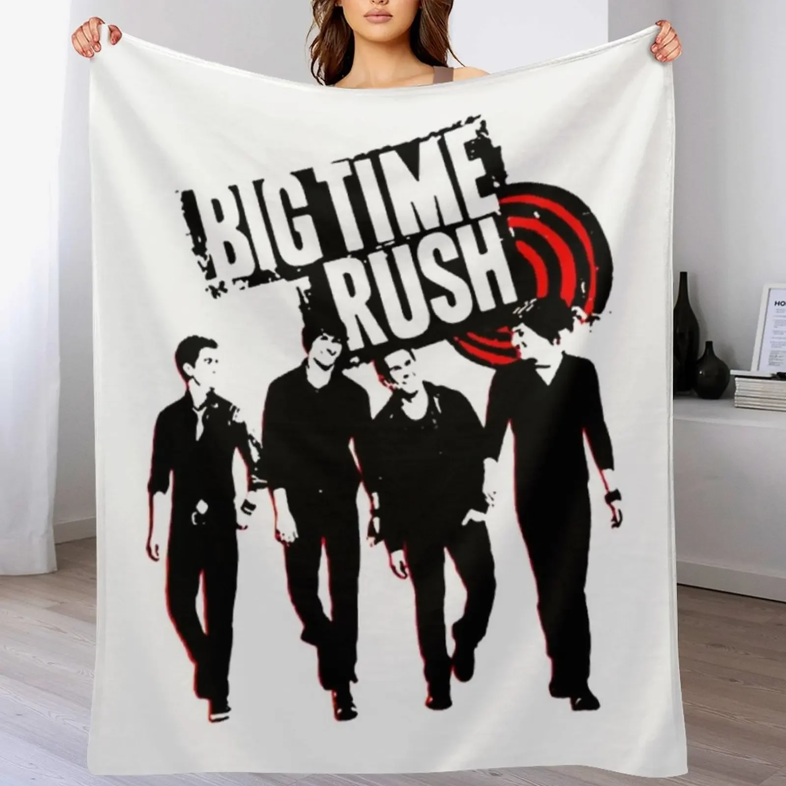 

Big Time Rush Band Throw Blanket Sofa Decorative Sofas Comforter Stuffeds Blankets