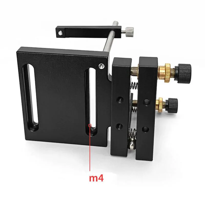 Cube Mirror 2-Axis Adjustable Mount HY-Q-L75 Aluminum Optical Prism Mount for Wavefront Sensor