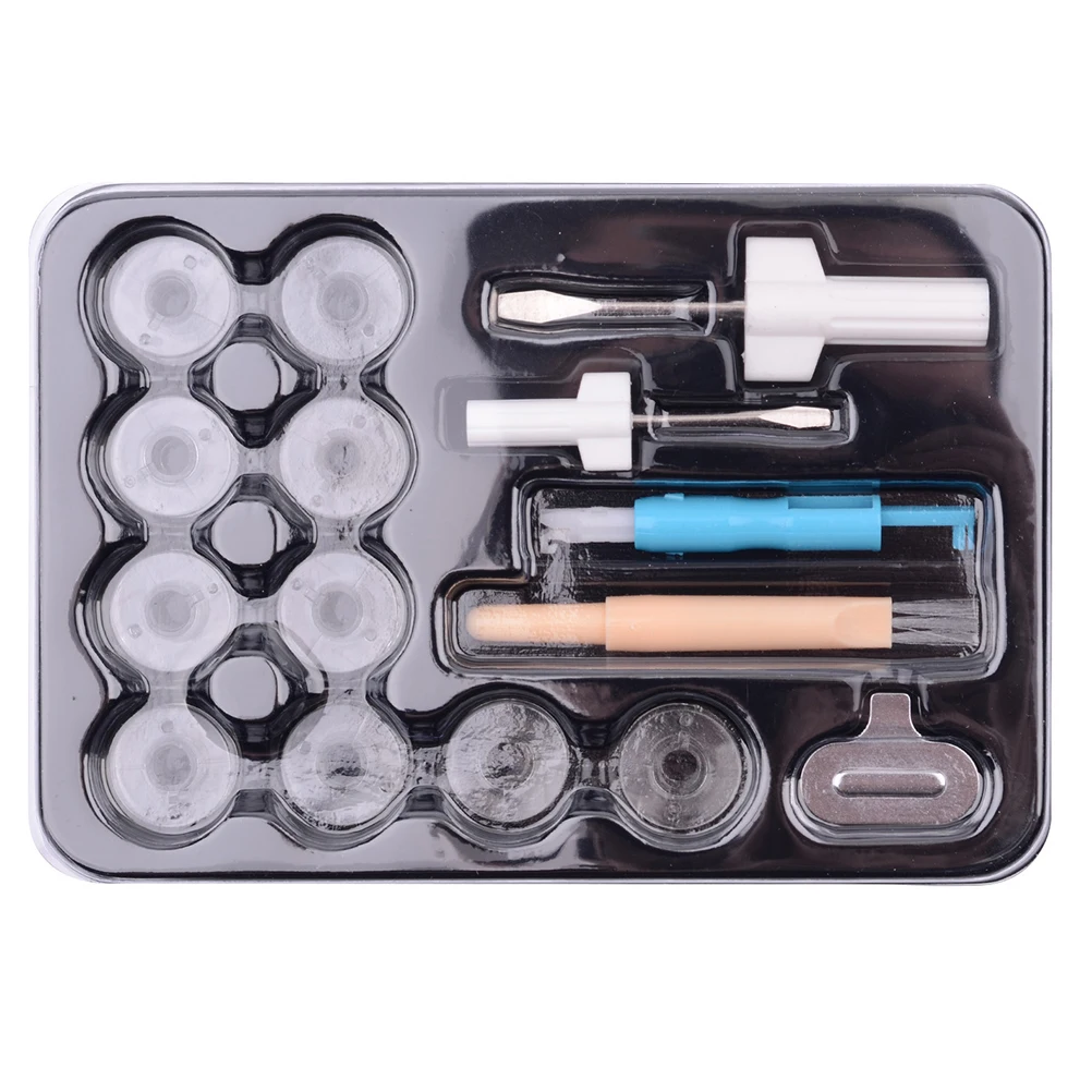 

15 Pcs Machine Tool Kit Plastic Bobbins Lightweight Plastic Bobbins Storage Cleaning Tools Small Household Use