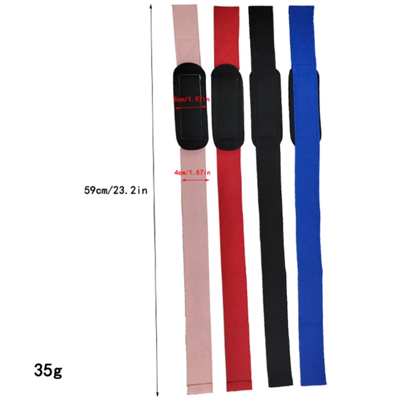 Weightlifting Straps 1 Pair Lifting Wrist Anti-Slip Silicone Strength Training Strap Deadlifts Crossfit Hand Grips Wrist Support