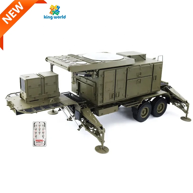 KW HG P804 Hobby Model Toy 1/12 2.4G KIT Parts for HGP802 Car Radio Control Army Truck RC Military Tractor Radar Trailer Vehicle