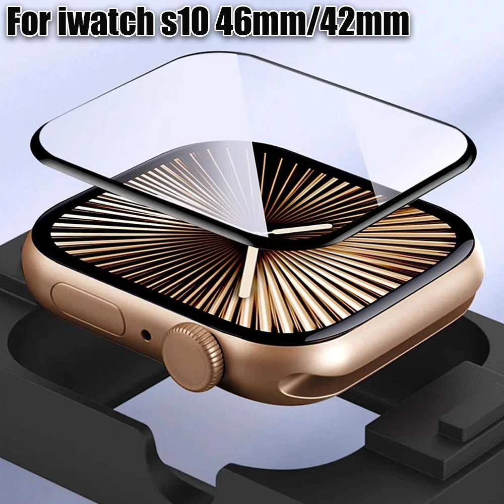 Para Apple Watch series 10 46mm 42mm película protectora, para iwatch 9 8 7 6 5 4 SE película cerámica 40mm 44mm 45mm 41mm ultra2 49mm