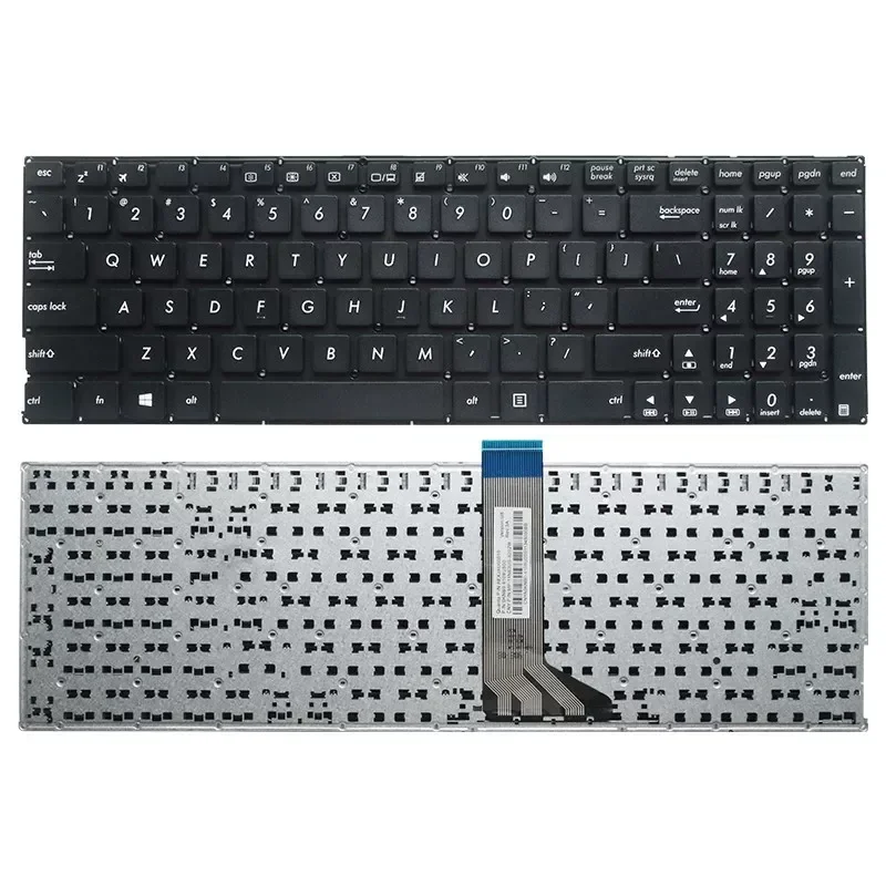 Keyboard for ASUS X551M X551C Y583C F555L W519C R557L VM510L VM590L Laptop Replacement US Layout Black