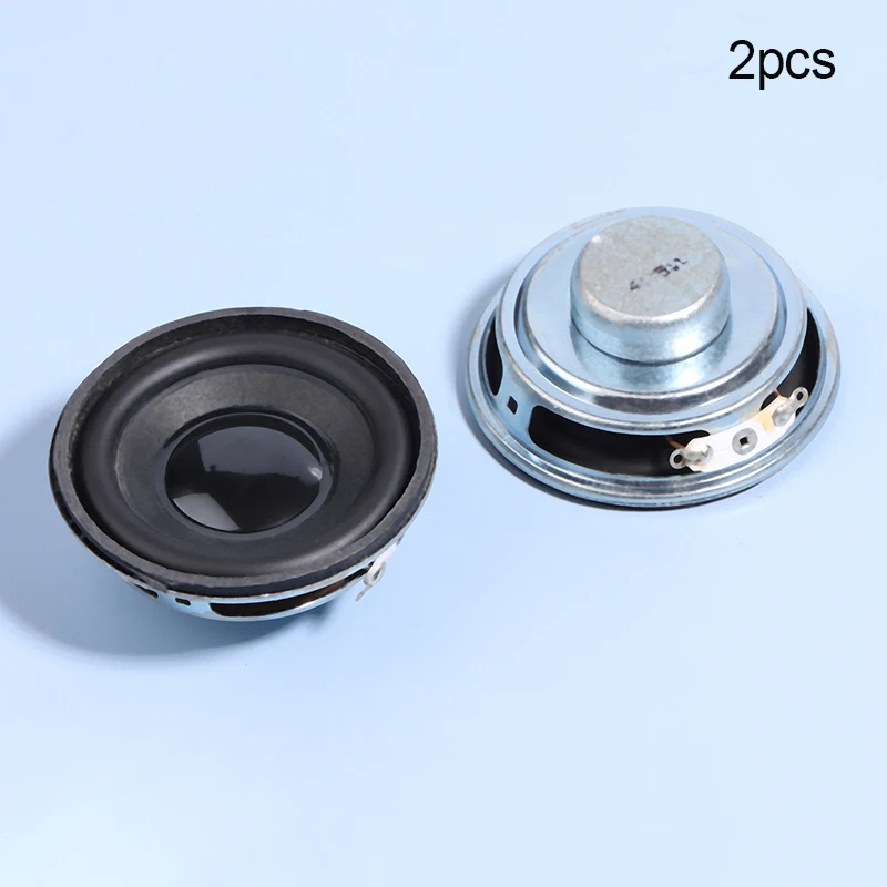 2PCS Mini Speaker 3W 4R Diameter 50MM Mini Amplifier Rubber Gasket Loudspeaker Trumpet 3 Watt 4 Ohm 5CM Speakers For Arduino Kit