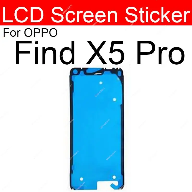 LCD Screen Adhesive Sticker For OPPO Find X X2 X3 X5 X6 Pro Front LCD Screen Sticker Glue Parts