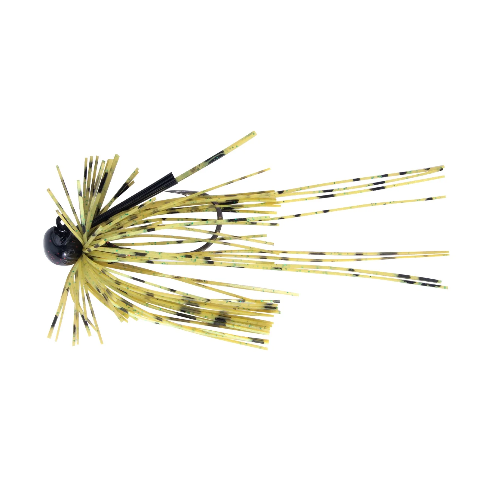 

5g-10g Weedless Bass Fishing Jigs Long Silicone Skirt Football Jig Head Bass Lures Freshwater Ball Head Swim Flipping Punching