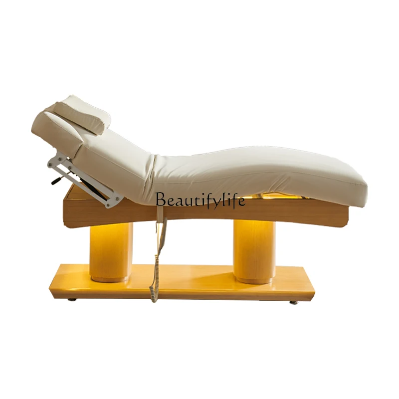 

High-end electric beauty bed massage special latex lifting bed