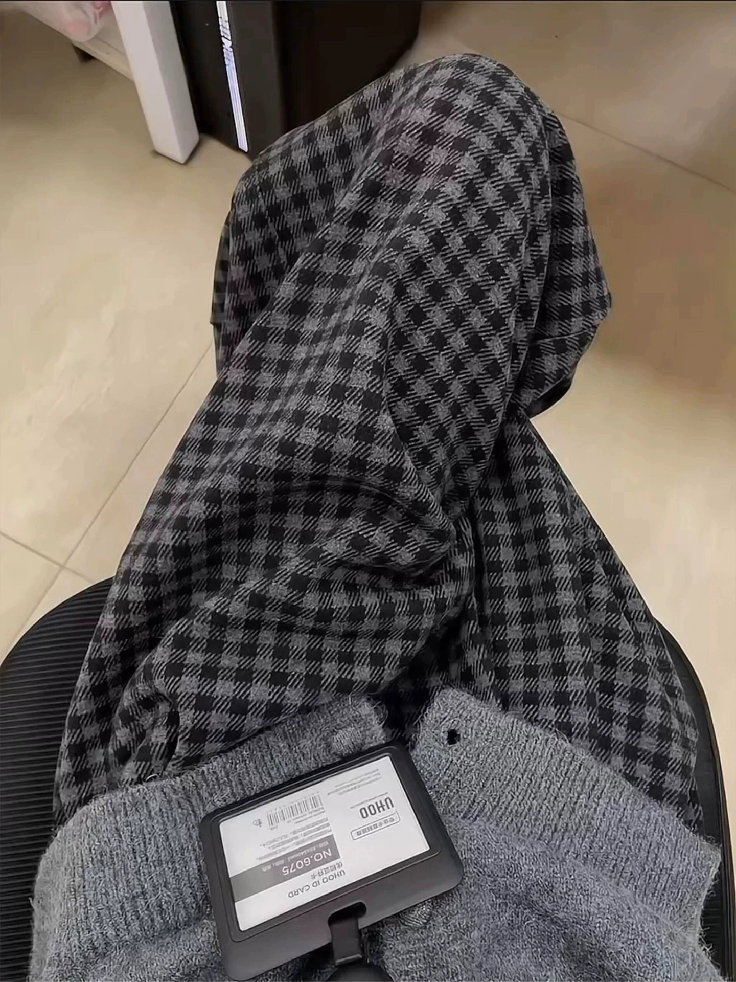 Loose Fit Plaid Pants Women's Autumn Style High Waist Wide Leg Casual Trousers Draping Sensation Flattering for plus Size
