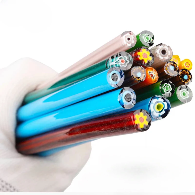 

250g Frit Millefiori Fusing Glass Rod Jewerly DIY Materials Making in Microwave Kiln