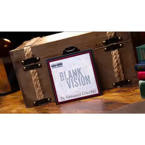 Blank Vision by Giovanni C Card Magic Trick Deck | Close-Up Gimmick Poker Props for Magicians &amp; Performers