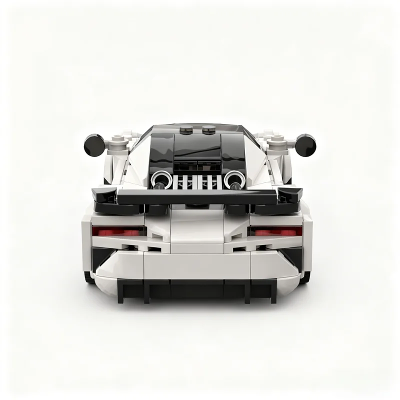 ตัวต่อ MOC รถปอร์เช่ สไปเดอร์ ซิตี้ แชมเปี้ยนส์ 273 ชิ้น ของเล่นตัวต่อสถาปัตยกรรม ของขวัญคริสต์มาส ไอเดียของเล่นสร้างสรรค์ ของเล่นเสริมพัฒนาการเด็ก