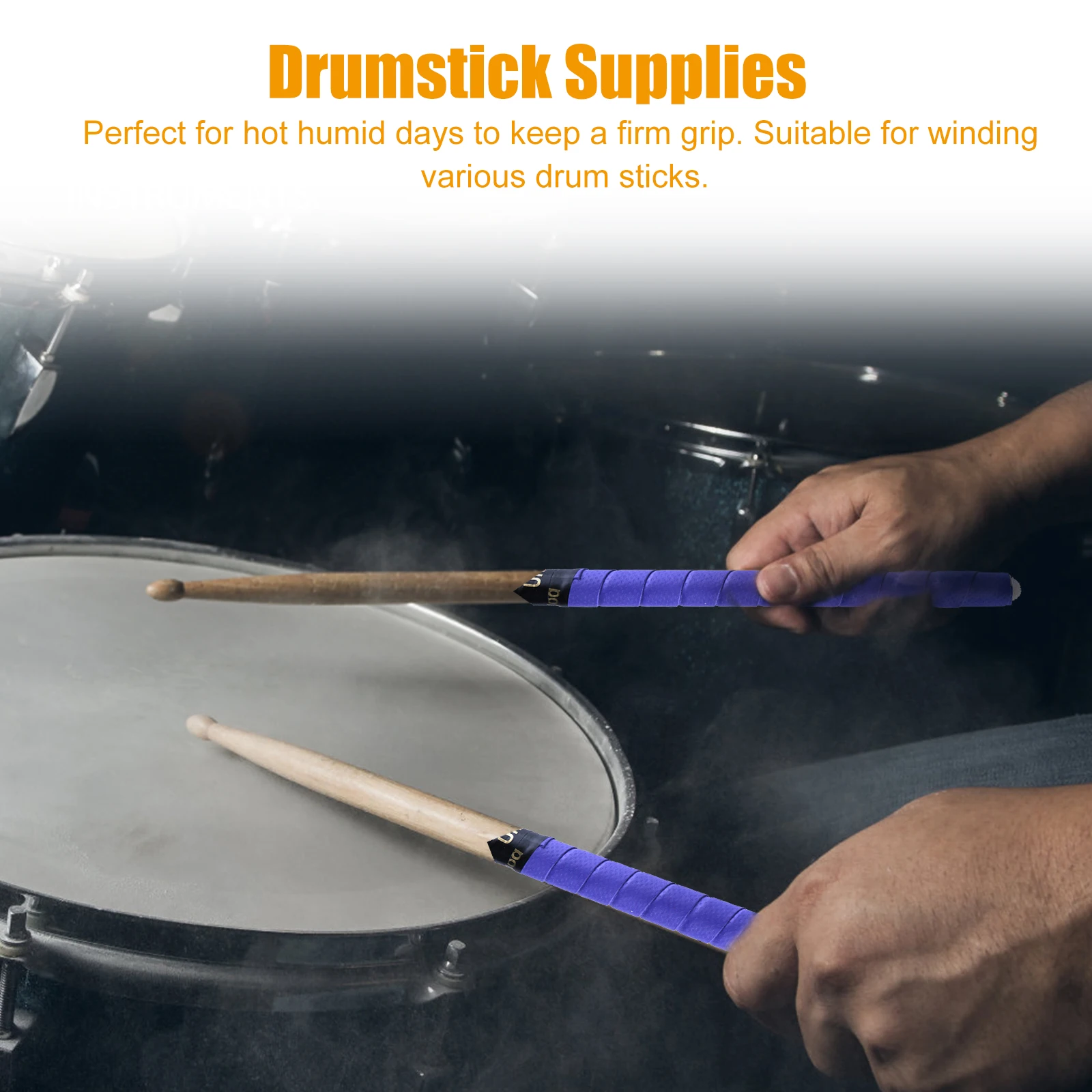 

Drumstick Anti-slip Strap Sports Equipment Rackets Grip Tape Dumbbell Non-slip Cover Drumsticks