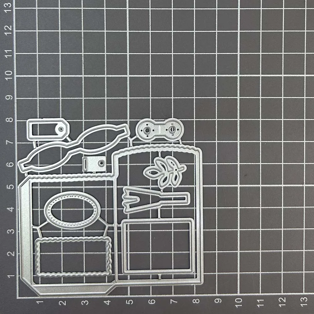 Labeldoos Metalen Stansmessen Stencil Voor Diy Scrapbooking Album Decoratieve Embossing Handwerk Stans Snijmal Mal
