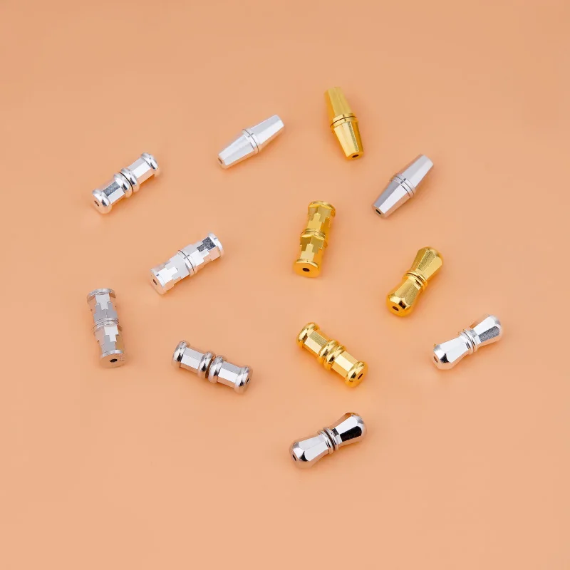 

S925 Sterling silver gold plated turnbuckle Pearl button bracelet link buckle handmade diy jewelry accessories