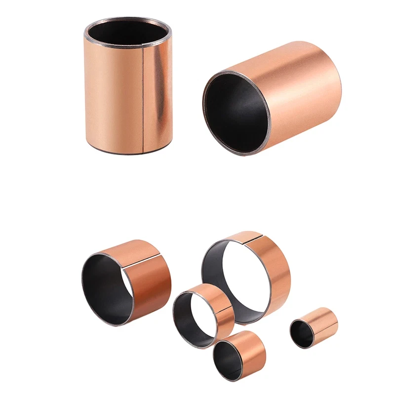 2Pcs Oil-free Bearing Inner Diameter ID Ø16mm-28mm Compound Bearing Self-lubricating Bearing Brass Bushing Bushings