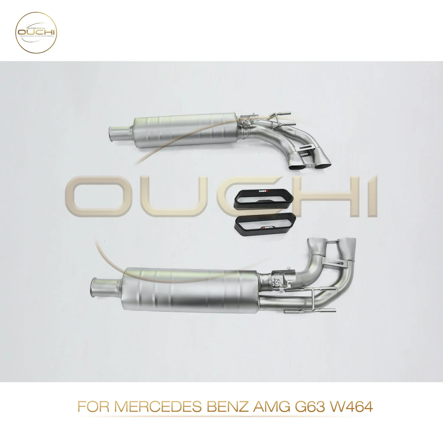 OUCHI Прямые продажи с фабрики из нержавеющей стали, производительность выхлопной системы Catback для автомобиля Mercedes Benz AMG G63 W464 с клапаном 🛠