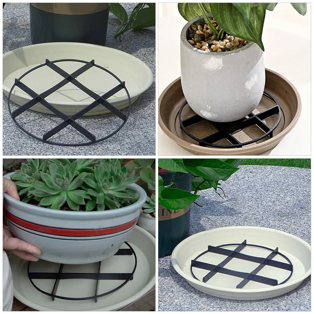 10Pcs Plastic Pot Feet Plant Riser Holder Outdoor Indoor Planter Stand Flower Pot Elevator Plant Saucer Drainage Base Support