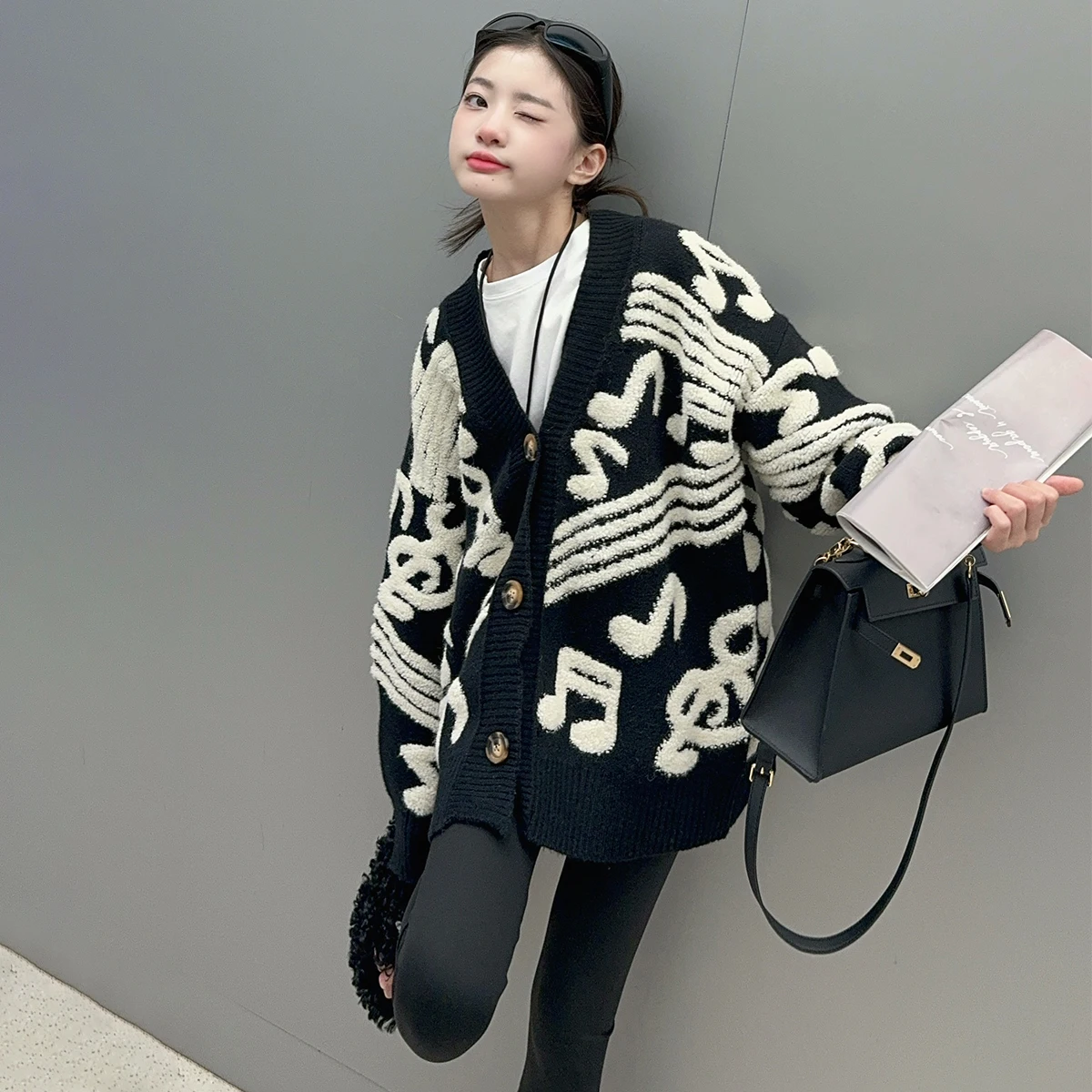 teen girls Flocking sweater cardigan coat junior kids thick soft knitted jacket 4-14 Casual loose children coat European clothes