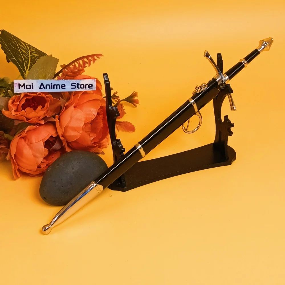 8,6-calowa Katana Bagginsów Średniowieczny Glamdring Narthil Szabla Samurajska Pierścień Miecz Aragorna Prawdziwa Japońska Katana Metalowa Niedoładowana Zabawka Prezent